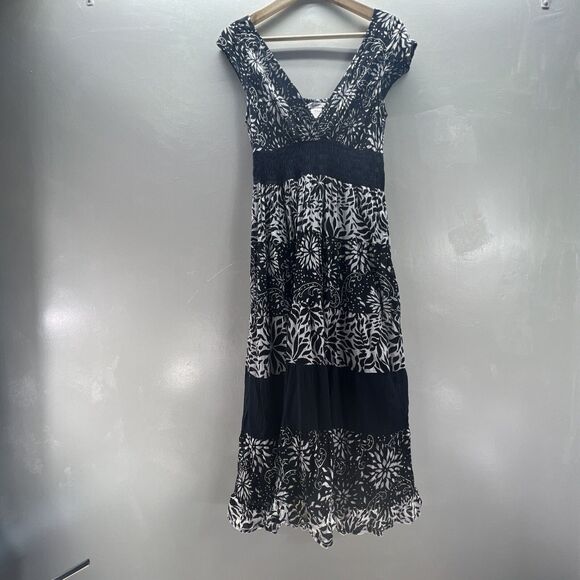 Hannah Dress Women’s Size Small Bohemian Floral MIDI Sundress - Picture 2 of 11